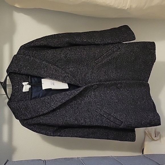 Sezane Bow Wool Short Coat - Picture 9 of 13